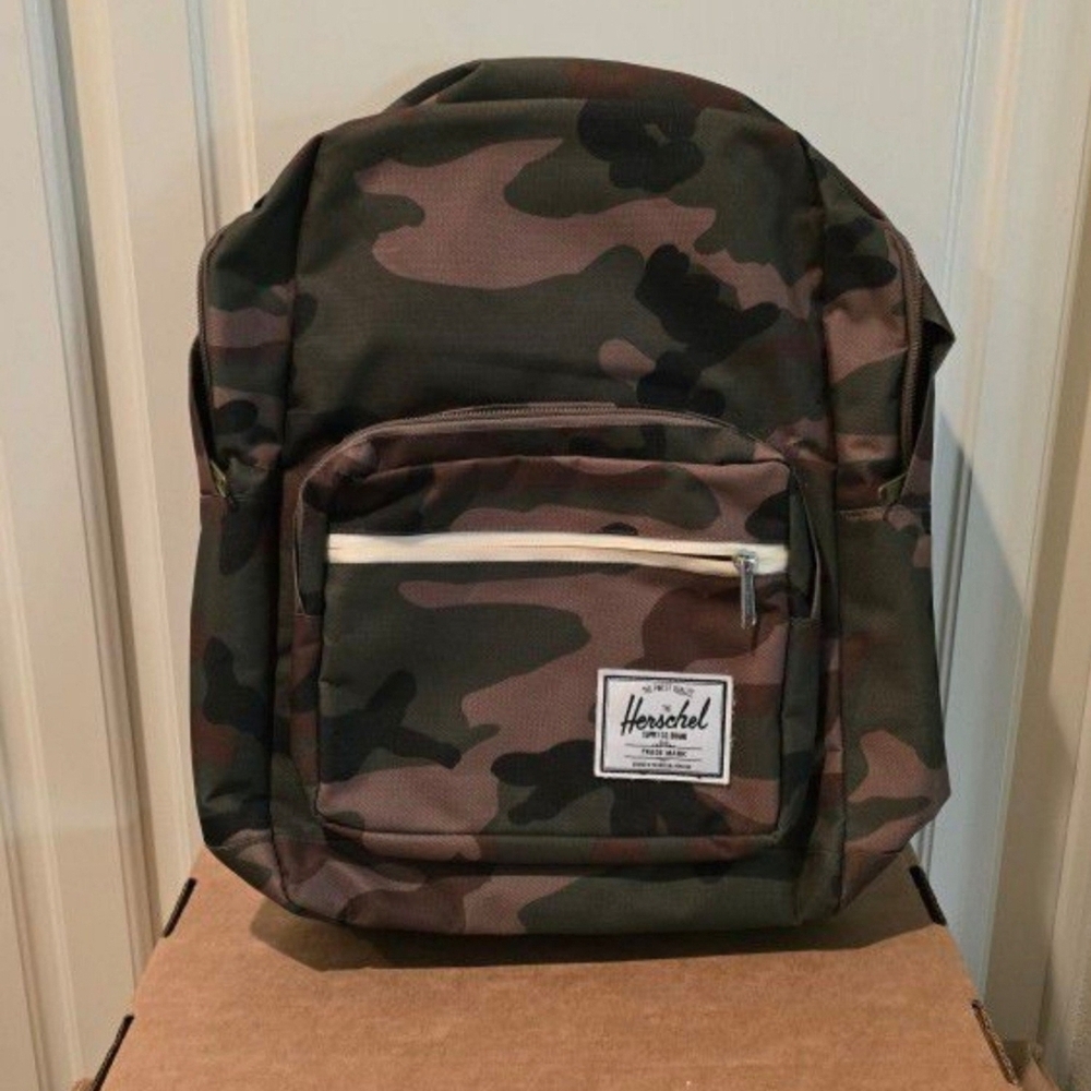 Herschel Supply Company Green and Brown Camo Backpack